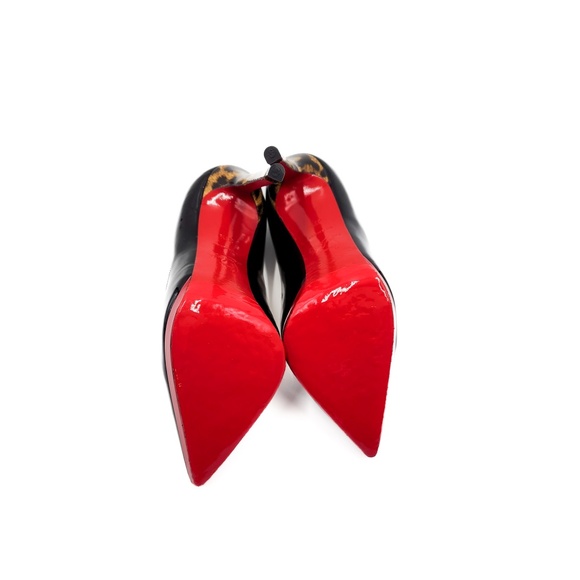 Christian Louboutin Pigalle Plato 120 Black Patent Leather Pumps EU 37.5 - Picture 9 of 10